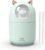 Portable 300ml Mini Cool Mist Humidifier With Night Light, USB Auto Shut-Off, Ultra-Quiet, 2 Spray Modes for Home Office Travel (Green)