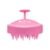 HEETA Scalp Massager Hair Growth, Soft Silicone Scalp Scrubber Shampoo Brush for Exfoliation, Dandruff Removal Head Massage Stress Relax, Wet & Dry Use for Thick Thin Curly Hair Care, Cherry Pink