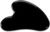 Gua Sha Jade Stone Gua Sha Massage Tool, Guasha Tool for Face and Body Skin Massage. Tools for SPA Acupuncture, Pink Stone for Body Face Neck and Eye, Skin Care Gift for Woman (Black)