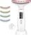 Red Light Therapy for Face and Neck, Portable Face Massager Tool with Vibration, 4 Color LED Facial Light Therapy Device for Skin at Home, Micro-Current Vibration Facial Cold and Hot Service