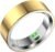 RQZ Smart Ring for Women Men, Fitness Tracker with Heart Rate Tracking, Sleep Tracking, Step Counter, Vibration Alert, 5ATM Waterproof, iOS Android Compatible, Gold Size 8