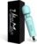 VibeMax Rechargeable Personal Massager – Powerful Multi Speed Vibration – Whisper Quiet – Waterproof – for Muscle Tension Relief in Neck, Back, Shoulders, Legs and Feet – Turquoise