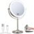 9″ Lighted Makeup Mirror, 1X/20X Rechargeable Magnifying Mirror with 3 Color Dimmable Lights for Bedroom Tabletop, Base Charging and Switch, Women Gift