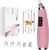 Blackhead Remover Pore Vacuum – Blackhead Remover for Face with 5 Attachments & 3 Suction Levels – Blackhead Vacuum removers for Women & Men (Matte Pink)