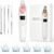 Blackhead Remover for Face, 9-in-1 Pore Vacuum Kit with 5 Probes & 4 Pimple Extractor Tools, Facial Pore Cleaner Vacuum for Nose, Professional Blackhead Suction Tool for Men & Women (Pink)