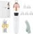 2026 Pore Vacuum, Blackhead Remover with 3 Adjustable Suction Levels, USB Rechargeable, 5 Replaceable Heads for Face Deep Cleansing, Includes Blackhead Spatula for Women & Men Blackhead Remover Vacuum