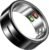 Smart Ring for Men/Women – Vibration Alerts, Ceramic & 316L Steel Sleep/Heart/SpO2/Activity Tracker, No Subscription, IP68 Waterproof, Touch Control, iOS/Android(Black, 8)