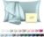 Mulberry Silk Pillowcase for Hair and Skin Standard Size 20″X 26″ Pillow Case with Hidden Zipper Soft Breathable Smooth Cooling Silk Pillow Covers for Sleeping (Haze Blue,Standard,1Pcs)