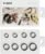 POBOVi Smart Ring for Men/Women – Fitness Tracker with Sleep, HRV, Heart Rate, Blood Oxygen – IP68 Waterproof, No Subscription, iOS & Android – Sizing Kit for Accurate Fit (Includes Ring Sizer Only)