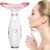 Face Massager -7 Color Red-Light-Therapy for Face and Neck for Wrinkles, Double Chin, Vibrating Facial Massager with Thermals (White)