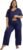 Vozanet Women’s Plus Size Pajama Sets Short Sleeve Long Pants Solid Color with Piping Trim Elegant Loungewear Cozy Sleepwear