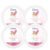 Dove Nourishing Body Care, Face, Hand, and Body Beauty Cream for Normal to Dry Skin Lotion for Women with 24-Hour Moisturization, 4-Pack, 2.53 Oz Each Jar
