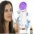 Lyte Wireless Duo LED Light Therapy Red & Blue Light Therapy Wand for Face Includes Hyaluronic Serum w/Automatic Sensor Wrinkle Reduction Facial Handheld Tool
