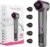 Blackhead Remover Pore Vacuum with Heating Function, Electric Comedone Extractor with 3 Suction Levels & 9 Modes, for Deep Pore Cleansing on Nose and Face with 5 Interchangeable Heads