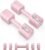 Ragebby Adjustable Dumbbell Set of 2, 10LBS/20LBS/30LBS Adjustable Weight Set, Anti-slip Handle, 3 in 1 Free Weights Dumbbells Set for women at home, 2.2lb, 3.6lb, 5lb, for Home, Office, Gym Exercise Training