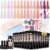 Poly Gel Nail Kit for Beginners: 15 Colors Gel Extension Nail Kit with U V Light for Starters with Everything DIY Nail Art Design at Home Christmas Gift for Women Girls