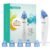 VOYOR Blackhead Remover Pore Vacuum – Black Head Remover for Face with LCD Screen, 5 Suction Levels and 6 Replaceable Heads, USB Rechargeable Face Vacuum Pore Cleaner for Women and Men (BR510)