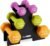 HolaHatha Neoprene Dumbbell Weights Set w/Rack, Home Gym Equipment – Portable Weighted Exercise Dumbbells for Fitness, Training, and Lifting Workouts