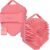 SILKLE Silicone Body Scrubber – Gentle Exfoliating Shower Scrubber for Body & Bath, Silicone Shower Brush & Loofah Alternative – Non-Slip Silicone Body Brush, Quick Dry, Hygienic – Pink