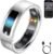 uaue Smart Health Ring for Women Men, Vibration Alert, Touch Control, Fitness Tracker Ring with Sleep/Women’s Health/Heart Rate/Steps, IP68 Waterproof for iPhone and Android, Silver 10,No Subscription