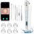 Facial Pore Blackhead Remover Vacuum, 1080P Camera Blackhead Remover, 20x Zoom, 8 LEDs ＆ 3 Suction Modes, 800mAh Battery & USB – 6 Heads Pore Cleaner Kit for Women&Men(White)