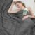 Weighted Blanket for Adults 12lbs, 48″x72″, Twin Full Size Cooling Heavy Throw Blanket for 110-130lbs, Microfiber Soft Thick Big Blankets Weighted Comforter Breathable Gifts for Sleeping, Grey