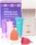 Pixie Menstrual Cup Collection – Inserts Like a Tampon™ – 2 Reusable Period Cups with Applicator, Sterilizer, Feminine Wash & Totes – All-in-One Easy Period Solution for Feminine Care