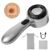 Portable dermatoscope, Rechargeable Handheld Skin Analyzer, 30x Magnifying dermatoscope with 4 Lighting Effects, Comes with a Storage Bag, Charging Cable, and Lens Cleaning Cloth