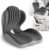 Ergonomic Waist Support and Seat Cushion, 2-in-1 Memory Foam Pad, Hollow Design for Coccyx, Suitable for Office Chairs, Car Safety Seats and Household Use – Relieves Lower Back and Hip Pain (Grey)