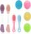 Silicone Face Scrubber & Exfoliator – 8 Piece Facial Cleansing Brush Set for Deep Cleaning, Blackhead & Acne Care, Ultra Soft Manual Pore Brush for Women & Men, Travel Friendly Skincare Tools