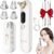 2026 Upgraded 5-Speed ​​Blackhead Remover Vacuum, Type-C Rechargeable Blackhead Extractor with 4 Removable Heads, Black Head Extractor Tool for Women and Men, White Heads Removal for Face & Nose