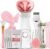 Colorfarm Facial Steamer Nano Ionic: Face Steamer Home Spa Kit Deep Cleaning Unclogs Pores Sinuses Inhaler with 8 Skin Care Tools – Self Care Gifts for Women (Deep Cleansing Facial Kit)
