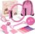Pilates Kit for Women 13PCS, Pilates Ring and Ball Set with Magic Circle, Resistance Bands Set, Figure 8 Band, Yoga Ring & Grip Socks, Home Workout Equipment Essentials Starter Kit for Beginners