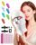 Red Light Therapy for Face-LED Light Therapy Mask Skin Care Mask,Cordless LED Face Mask face & Neck Red & Infrared Lights Masks Wavelength,USB C Rechargeable for Home Use Working Travel Yoga (silver)