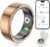 Smart Ring for Women Men,Fitness Tracker Ring with Heart Rate, Sleep Monitoring, Blood Oxygen, Step Counting for iOS and Android, No Subscription Fee, Waterproof (Gold,9)