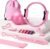 Pilates Kit, Home Pilates Essentials Kit for Women, Pilates Equipment Ring and Ball Set with 5 Resistance Bands, Hip Thrust Belt & Grip Socks Accessories, Toning Home Workouts Starter Set