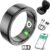 Smart Ring for Women Men,Fitness Tracker Ring with Heart Rate, Sleep Monitoring, Blood Oxygen, Step Counting for iOS and Android, No Subscription Fee, Waterproof(Black, 11)
