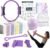 Pilates Ring Set for Women, 12″ Pilates Ring and Ball Set with Resistance Bands for Home Workouts, Portable Pilates Kit with Bag & 2 Training Poster for Full Body Exercise