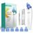 VOYOR Blackhead Remover Pore Vacuum – Electric Face Vacuum Pore Cleaner Acne White Heads Removal with 6 Suction Heads (BR410)