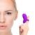 Multifunctional Portable Face & Eye Massage Tool, Mini-Ring Powerful Handheld Massager, Waterproof Eye, Jaw, Finger and Body Massager, Relieves Facial Muscle Fatigue and Pain – Purple