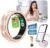 10 Gen Diamond Smart Ring and Wireless Charging Case【Industry Ranking No.1 – 0 Measurement Error】 2026 Smart Ring for Women & Men for Sleep Tracking Wearable Device,Fitness Ring【Gold 9#】