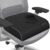 SweetSlubr Seat Cushion for Tailbone Pain Relief, Office Chair Cushion, Memory Foam Large Cushion with Non-Slip Cover for Soft Support at Office Chair, Car Seat, Airplane, Floor Pillow, Black/Large