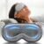 Weighted Eye Mask for Sleeping – 3D Blackout Sleep Mask for Women Men, Zero Eye Pressure, Lash-Friendly, Adjustable Strap, Airplane Travel Essentials for Long Flight & Road Trip, Meditation Mask(Gray)