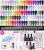 beetles 85 Pcs Gel Nail Polish Kit with UV Light – 35 Colors Gel Polish Set Travel Diary All in One Manicure Kit with Nails Tips and Base Top Coat Soak Off Home DIY Salon Gifts for Women Teens Girls