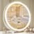 ROLOVE Makeup Mirror with Lights, 18 Inch Vanity Mirror with Lights, Lighted Makeup Mirror, Smart Touch Control Round Lighted Vanity Mirror, Tabletop ＆ Desk Mirror, Gifts for Women, Wife, Mom, Girls