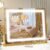 ROLOVE Vanity Mirror with Lights 22″x18″, Lighted Makeup Mirror with 10X Magnification, Smart Touch 3 Colors Dimmable, 360° Rotation, Women Gift, Dresser Mount, Bathroom (Gold)