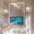 Haocrown 24×32 Inch Smart Bathroom Mirror with 21.5″ Hidden Touchscreen, Android System, Built-in Speakers, Clock & Weather, 3 Color Dimmable LED, Anti-Fog, WiFi Bluetooth HDMI, Wall Mounted