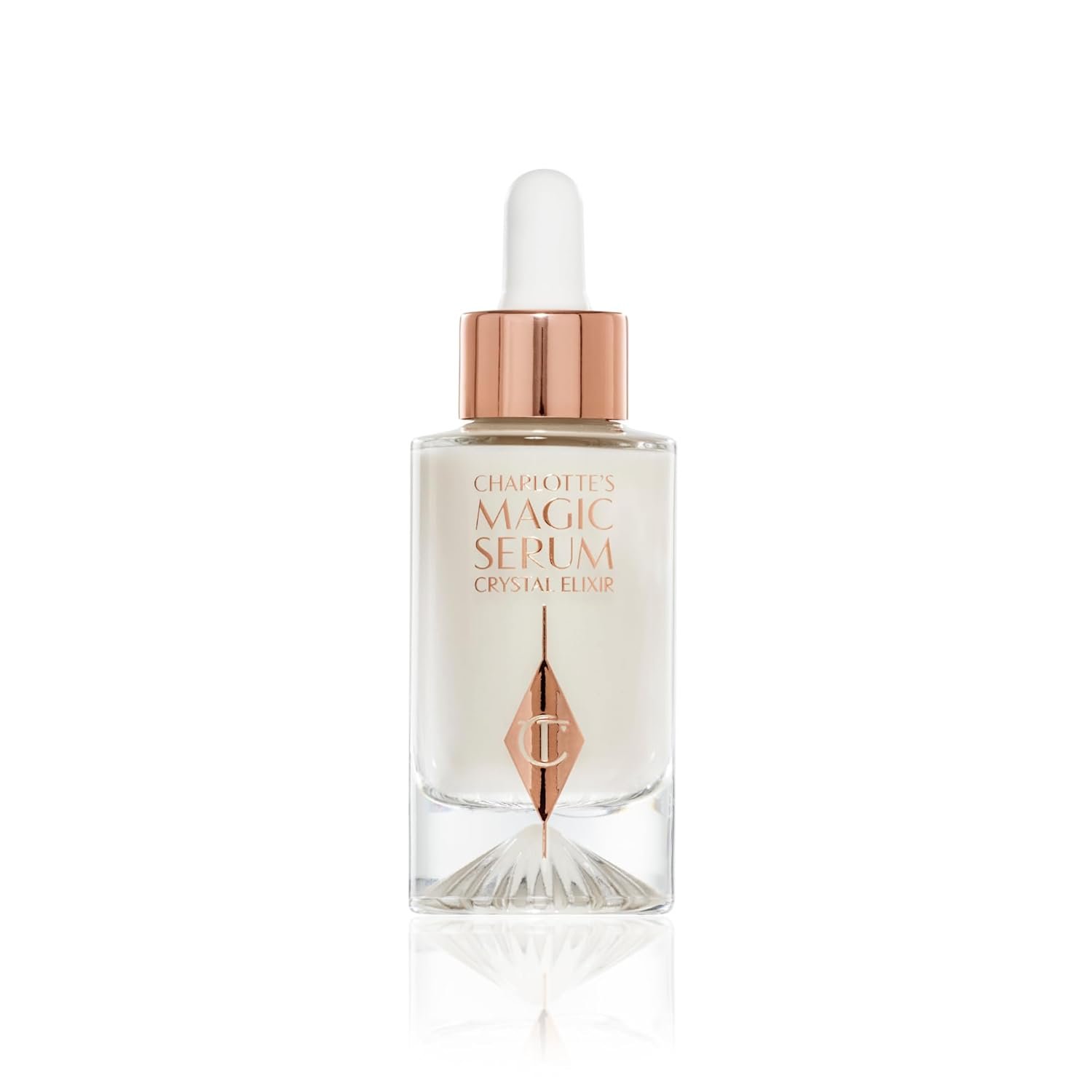 Charlotte Tilbury Magic Serum Crystal Elixir – Skincare Set Essential – Firming Peptide Serum for Face & Neck – Perfect for Gifting & Makeup Pairings
