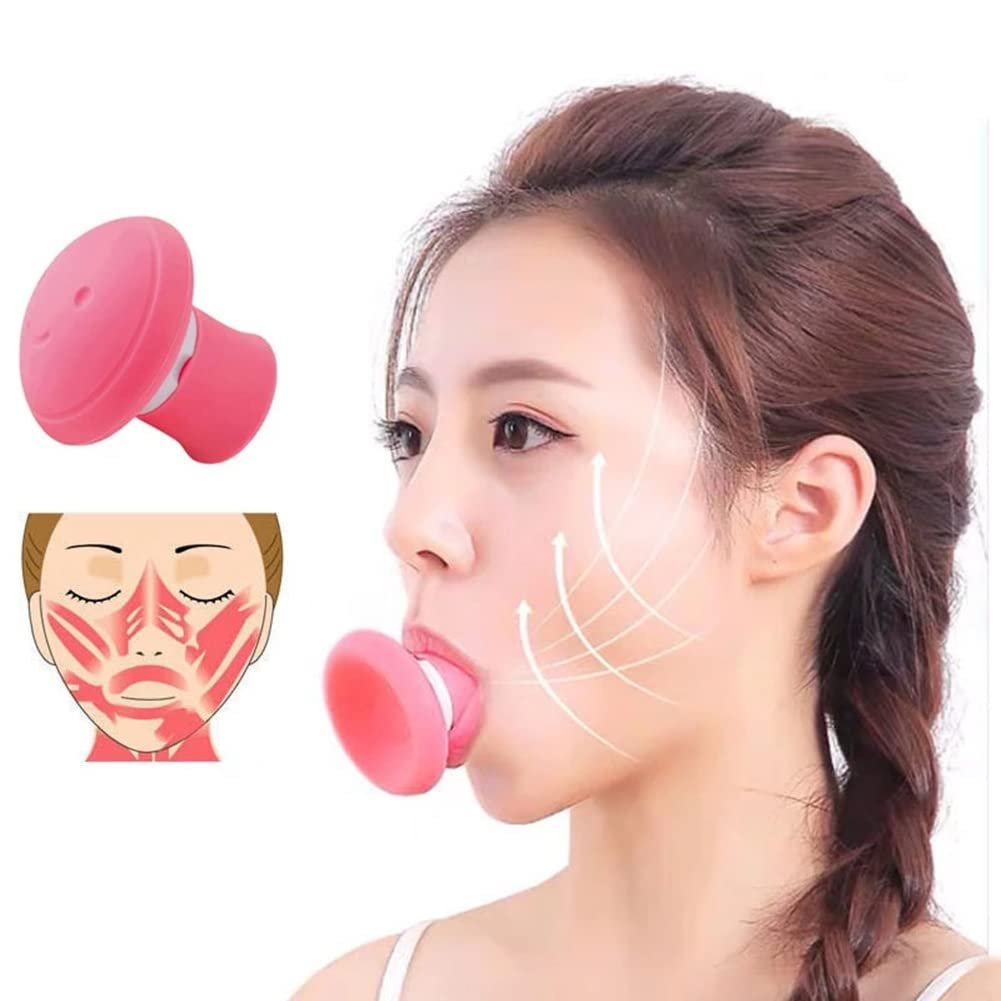 Face Exerciser, Facial Yoga for Skin Tighten Firm, Jaw Exerciser, Double Chin Breathing Exercise Device Jaw Face Slimmer for Women and Men