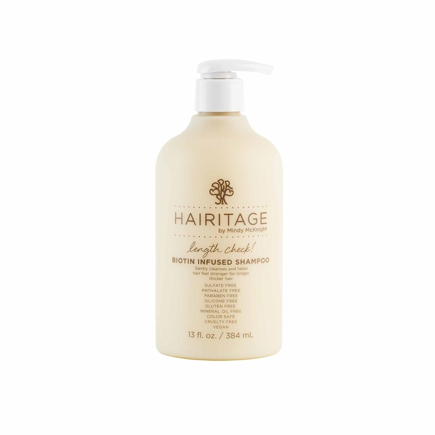 Hairitage Biotin Shampoo for Hair Growth – Sulfate-Free Thickening and Volumizing Formula with Jamaican Black Castor Oil for Women + Men – Hydrating Repair for Thinning + Hair Loss – 13 Fl Oz